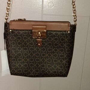 Brown Calvin Klein Crossbody Bag